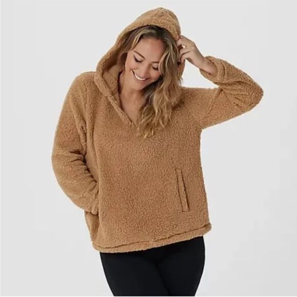 Koolaburra by UGG Cozy Pullover Sherpa Hoodie w/ Pockets! ❤️ - Picture 1 of 7